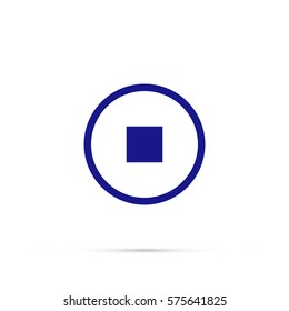 pause button vector icon