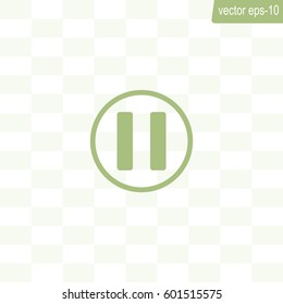 pause button vector icon