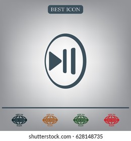 pause button vector icon