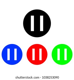 Pause glyph icon