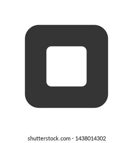 Pause Icon Button Symbol Vector