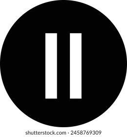 Pausar diseño de iconos eps 10