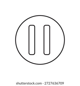 pause icon illustration element design