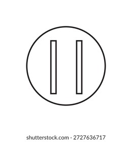 pause icon illustration element design