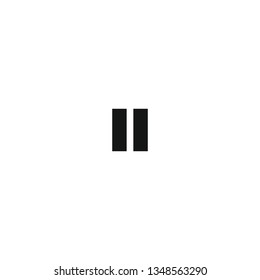 Pause Icon vector