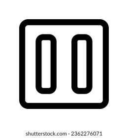 pause icon. vector icon for your website, mobile, presentation, and logo design.