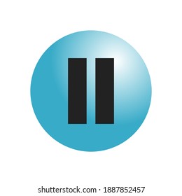 Pause icon for web or app