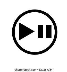 pause and play button,pause and play icon