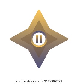 Stickereien-Logo-Farbverlauf-Design-Symbol