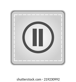 pause vector icon