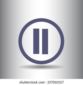 pause vector icon
