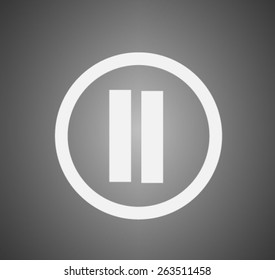 pause vector icon