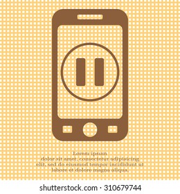 pause vector icon