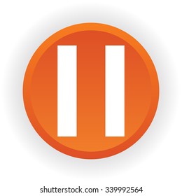 Pause vector icon