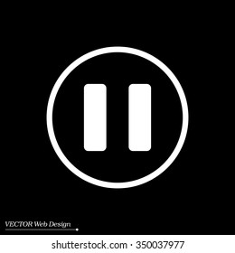 pause vector icon