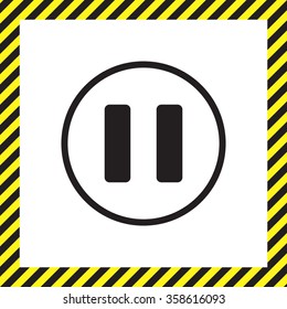 pause vector icon