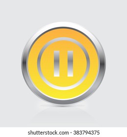 Pause vector icon