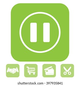 pause vector icon