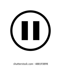 pause vector icon