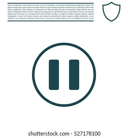 pause vector icon