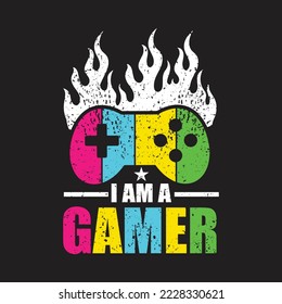 I Paused My Game To Be Here, But I'm Still Thinking About it. Gaming T-shirts design, Vector graphic, typographic poster or banner.