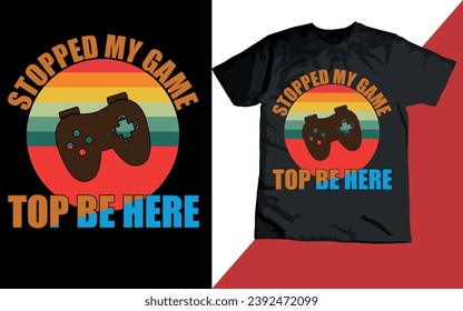 I paused my game to be here you're welcome Christmas t-shirt design