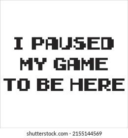 i paused my game design eps