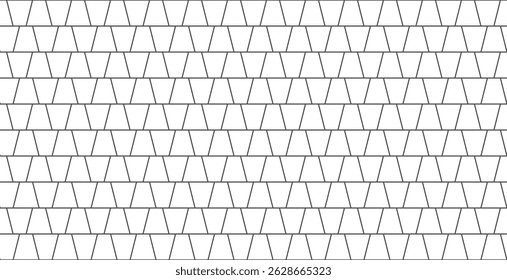 Paved stone seamless pattern. Pavement tile texture. Stone mosaic background. Cobble floor interior pattern. Block sidewalk ornament. Vector illustration isolated on white background.
