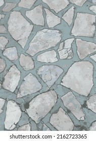 Pavement pattern, vector illustrator floor