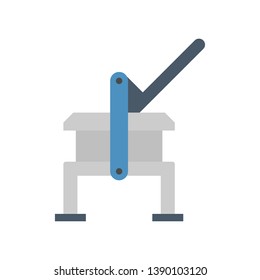 Paver block brick floor construction and tool icon design.