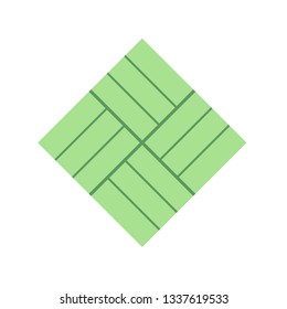 Paver or pavement floor vector icon.
That paving stone, cobblestone, tile, brick, concrete block with basket weave bond pattern. For landscape or exterior i.e. road, driveway, patio, walkway, pavement