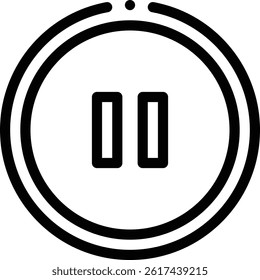 pavilion icon. Thin Linear Style Design Isolated On White Background