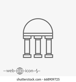 pavilion vector icon