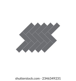 paving block icon vector illustration logo design