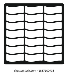 Paving floor icon. Simple illustration of paving floor vector icon for web design isolated on white background