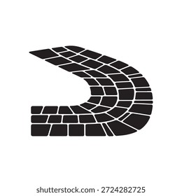 Paving icon vector illustration flat style