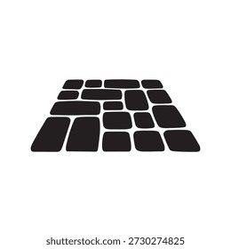 Paving icon vector illustration flat style