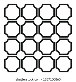 Paving industry icon. Outline paving industry vector icon for web design isolated on white background