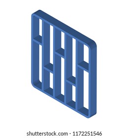 Paving isometric left top view 3D icon