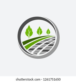 Paving Landscape Vector