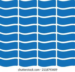 símbolo de fondo vectorial de curva de bloques