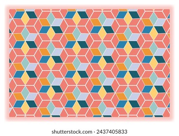 Illustration Vectorielle avec Collection de Pavés de Rue, de briques, d'éléments architecturaux et de dalles de pierre pour la fabrication de sols sur Fond Plat