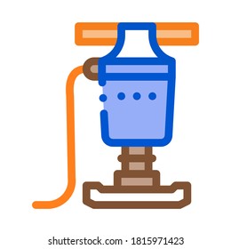 vector de icono de suministro de pavingstone. señal de suministro de pavingstone. ilustración de símbolo de color