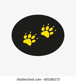 Paw animal icon