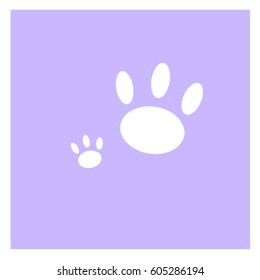 Paw animal icon