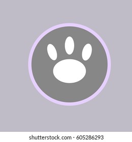 Paw animal icon