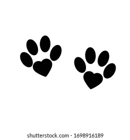 犬 足跡 イラスト のベクター画像素材 画像 ベクターアート Shutterstock