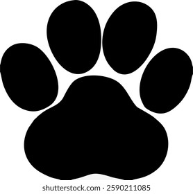 Paw Cat Dog Decal, footprint, various, animal, foot, black and white animal paw illustration, Cat Dog Paw, animal,  HD format, EPS