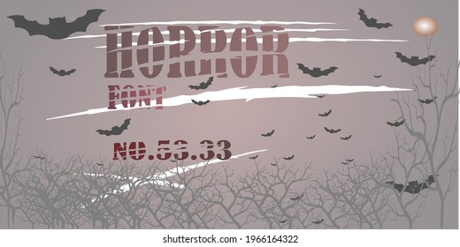 Paw claw off scratches on a slightly dark background vector. writing as well as illustrative bats