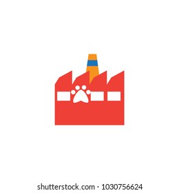 Paw Factory Logo Icon Design
